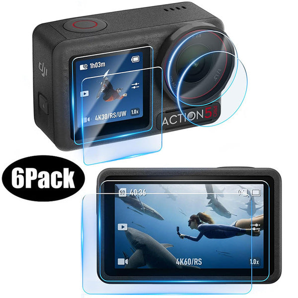 Screen Protector for DJI Action 5 - 2 Set(6 PCS)