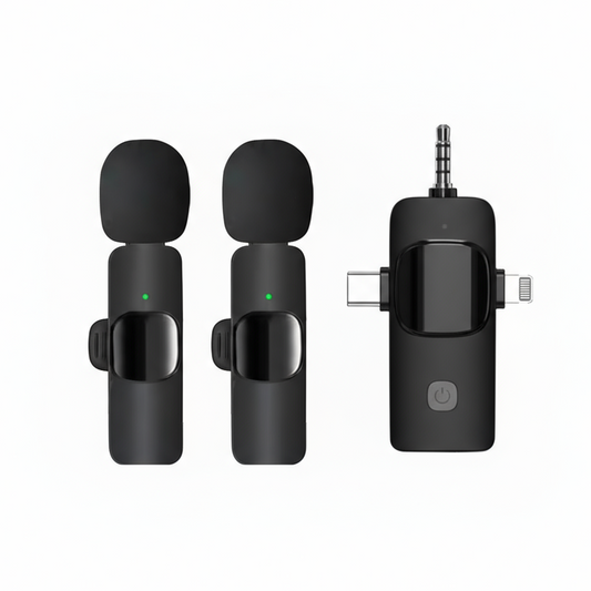 K15 3-in-1 Wireless Lavalier Microphone