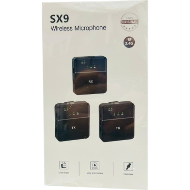 SX9 Dual Wireless Mini Microphone