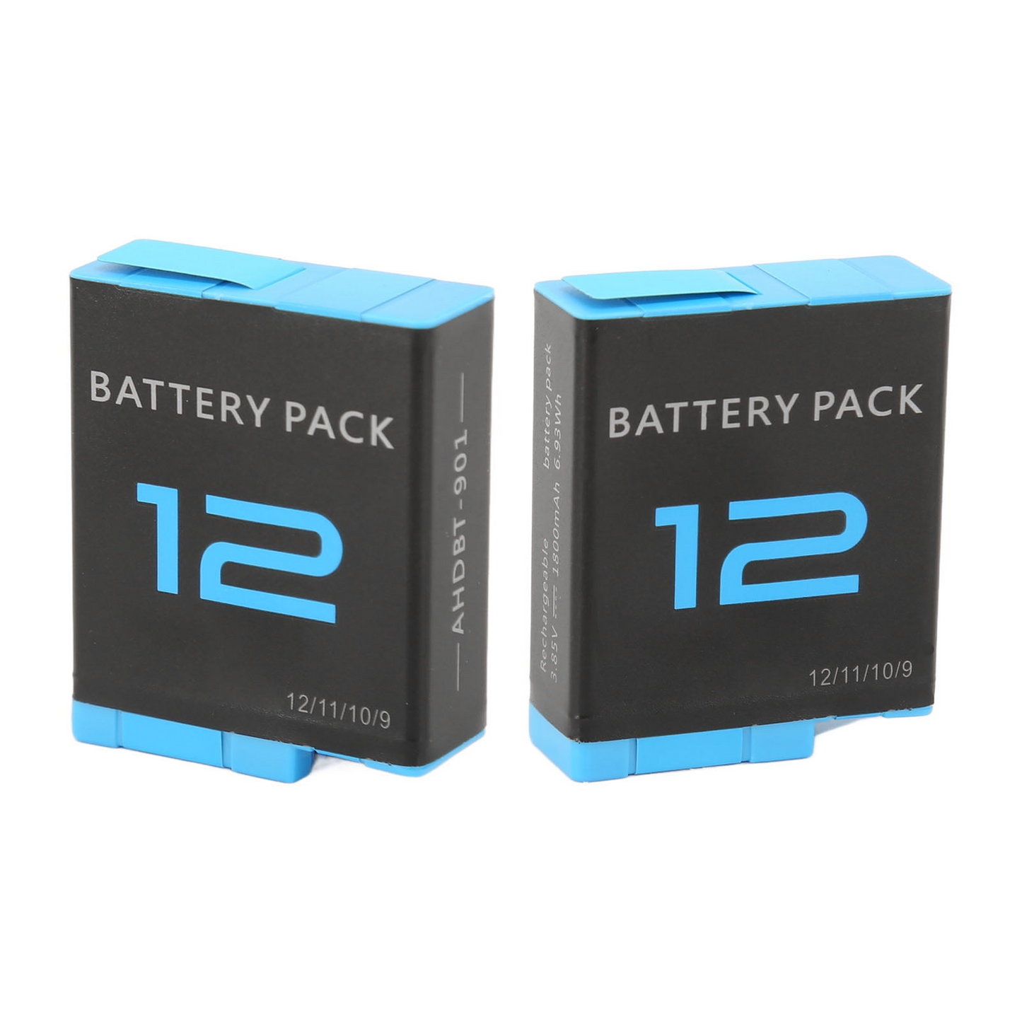 1800 mAh Go Pro Battery for 9/10/11/12