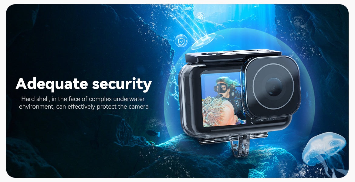 TELESIN Waterproof Case for DJI Action 5 Pro/4/3