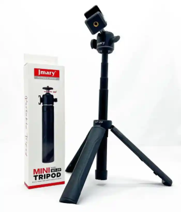MT-29 Mini Tripod – Portable Tabletop Stand for DSLR, Smartphone & Action Cameras