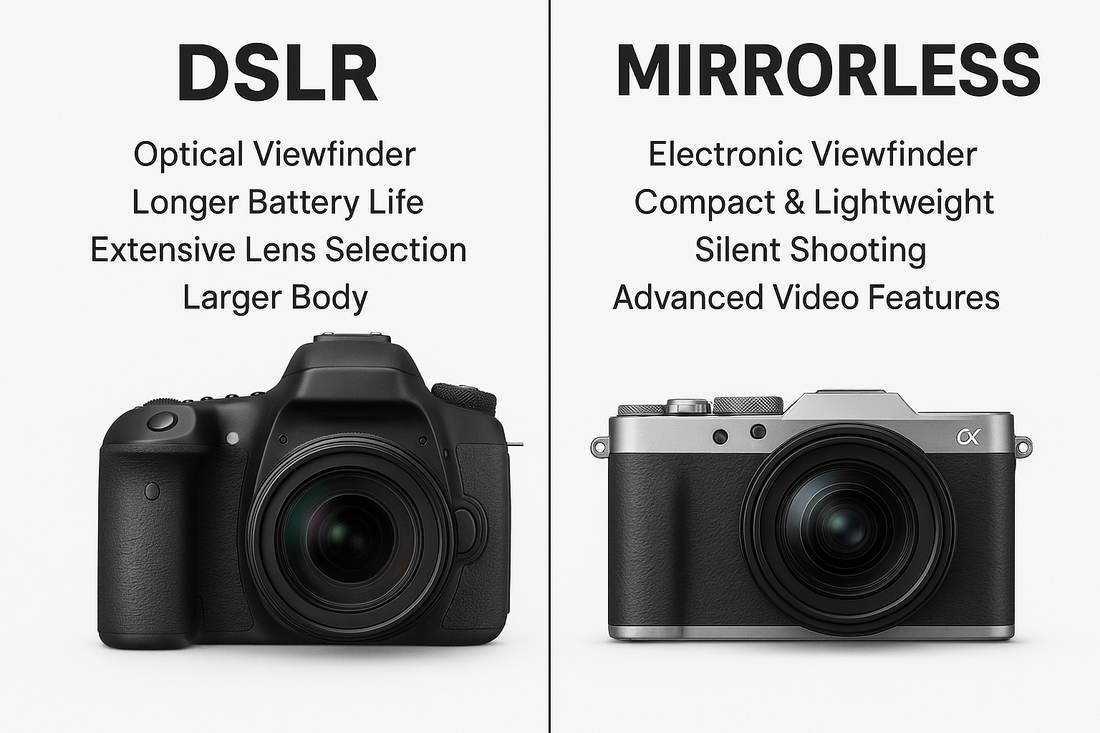 DSLR vs Mirrorless: Which Camera Should You Buy in 2025?