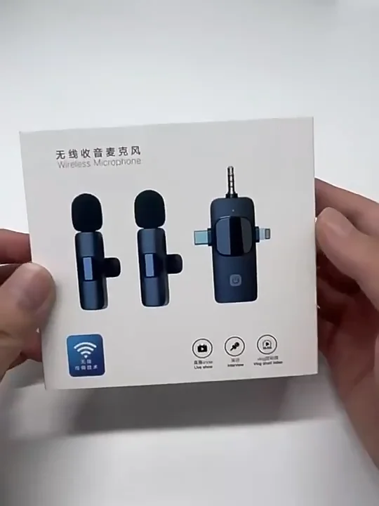 K15 3-in-1 Wireless Lavalier Microphone