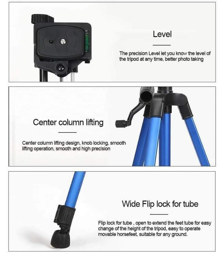 3366 Tripod Stand for Mobile & DSLR Camera