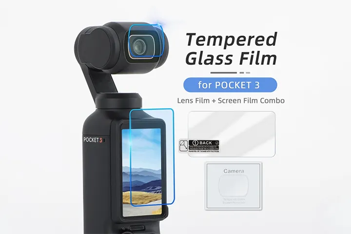 DJI OSMO pocket 3 lens protective film mirror HD tempered glass film
